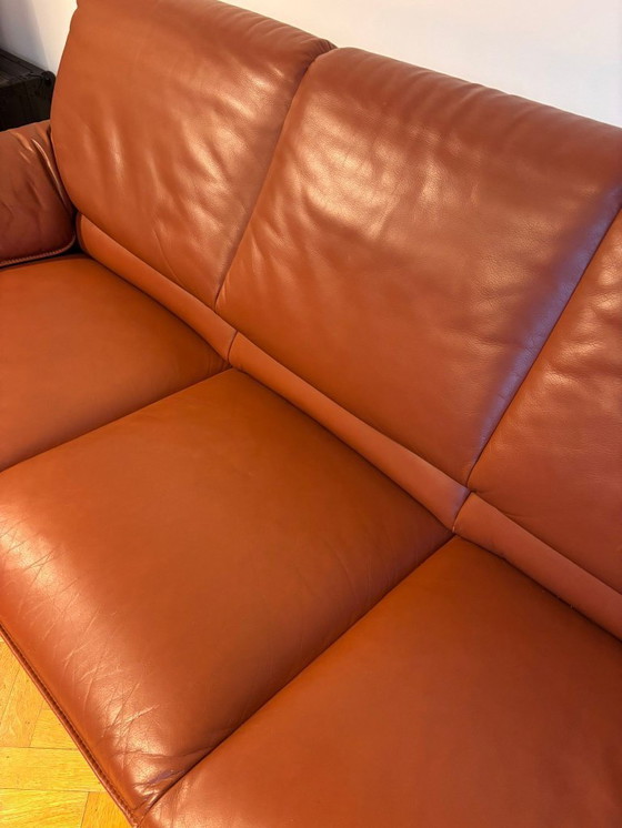 Image 1 of Leolux Bora Beta Axel Enthoven Cognag three-seater