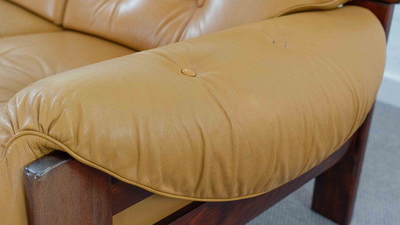 Image 1 of Braziliaanse stijl lederen zitgroep