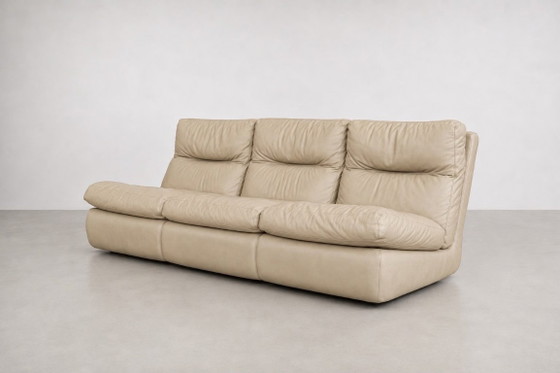 Divano italiano Mid-Century 3 posti – Divani 3 posti, Pelle (photo 5 of 5)