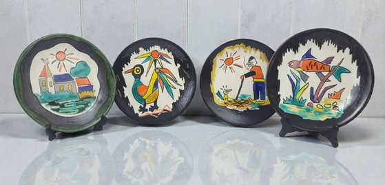 4 Bugette Plates, 1960s – Crockery, Porcelain, Vintage (photo 2 of 5)