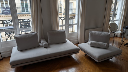 Prado Cinna 2-seater and 1-seater sofa