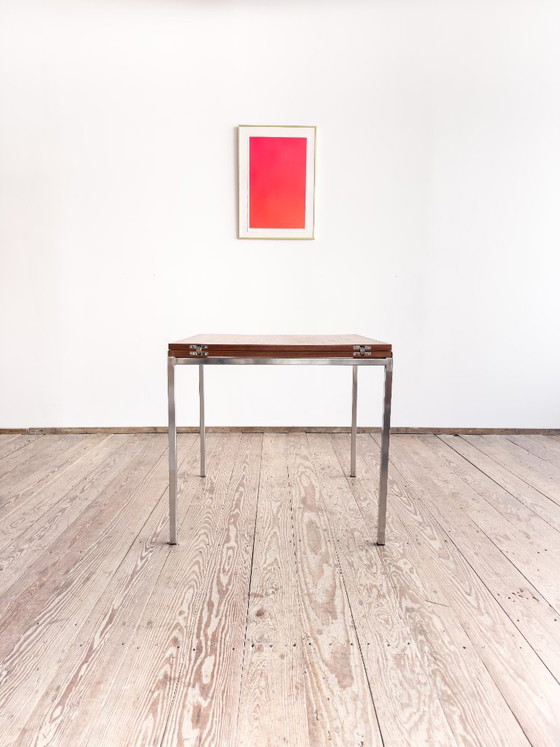 Image 1 of Uitschuifbare teakhouten eettafel van Wilhelm Renz, Duitsland