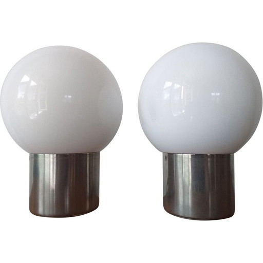 Paire de lampes de table vintage 1970