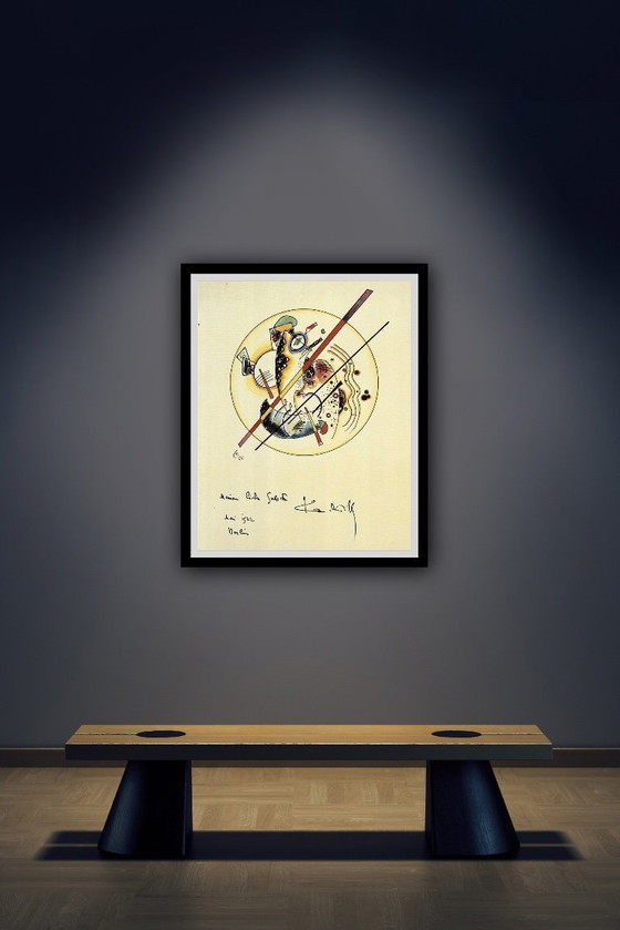 Image 1 of Wassily Kandinsky: “Aus dem Gästebuch Galston 1922”. Archivio Bauhaus di Berlino