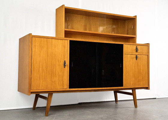 Midcentury Wooden Sideboard, Sześciolatka, Poland, 1969 (photo 3 of 18)