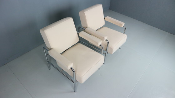 Image 1 of 2x Fauteuil Wagon Fumoir LC13 Le Corbusier, 1931