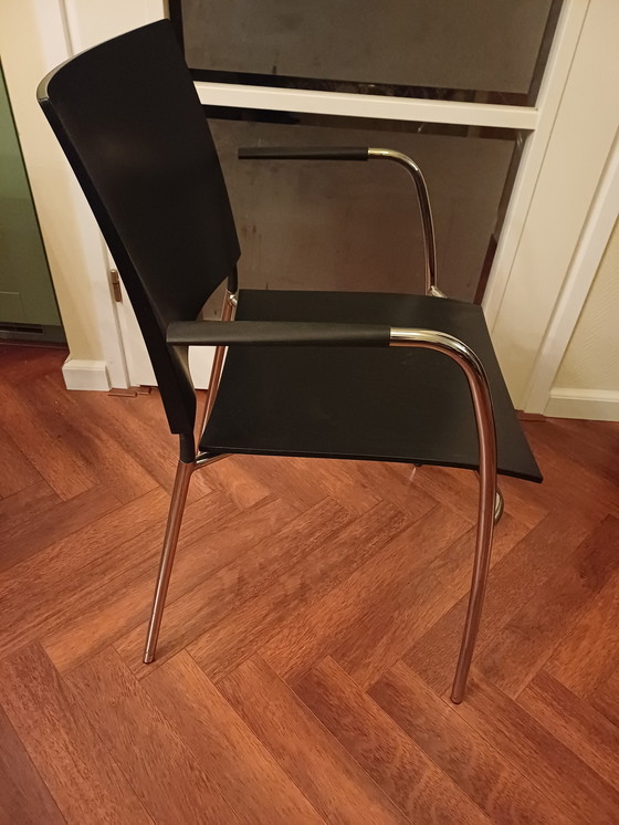 Image 1 of 2x Lammhults Spira black ash stained