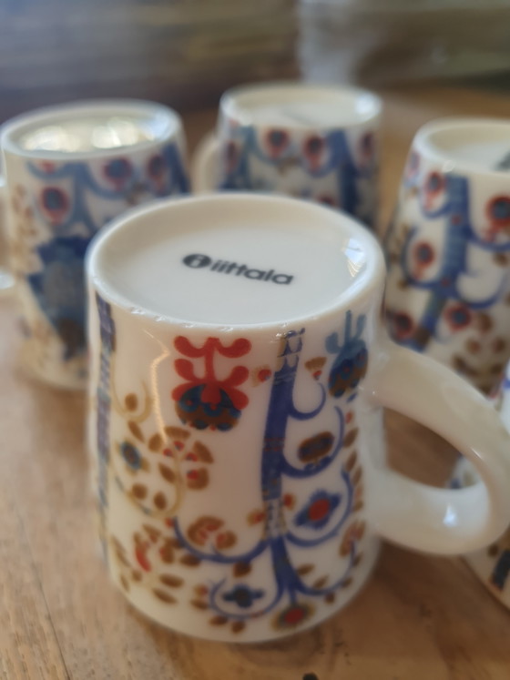Image 1 of 5 tazas de espresso Iittala Taika + 8 platillos para café