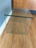 Vintage Glass Side Table