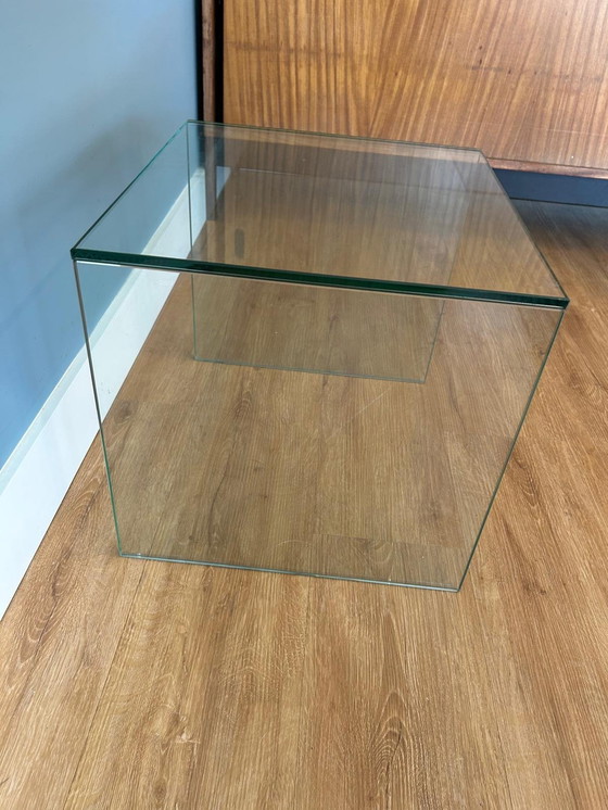 Image 1 of Vintage Glass Side Table