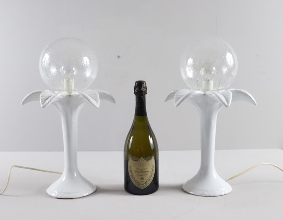 Image 1 of 2er Set/Tischlampen/Tischleuchten im Stile von Michael Anderson, Hollywood Regency, 1970er Jahre