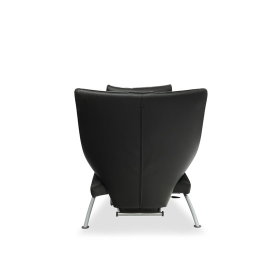 Image 1 of Wk Wohnen Solo 699 Fauteuil en cuir / chaise longue | Noir