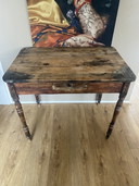 Mesa de escritorio antigua antigua