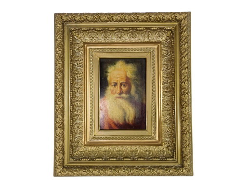 Jan Theuns - Olio su tavola - cornice dorata a fuoco - primo quarto del XX secolo