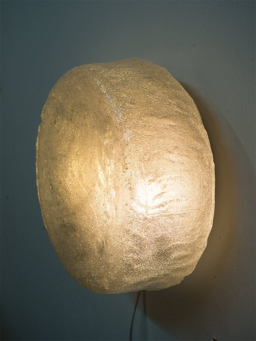 Wand- of plafondlamp IJsglas