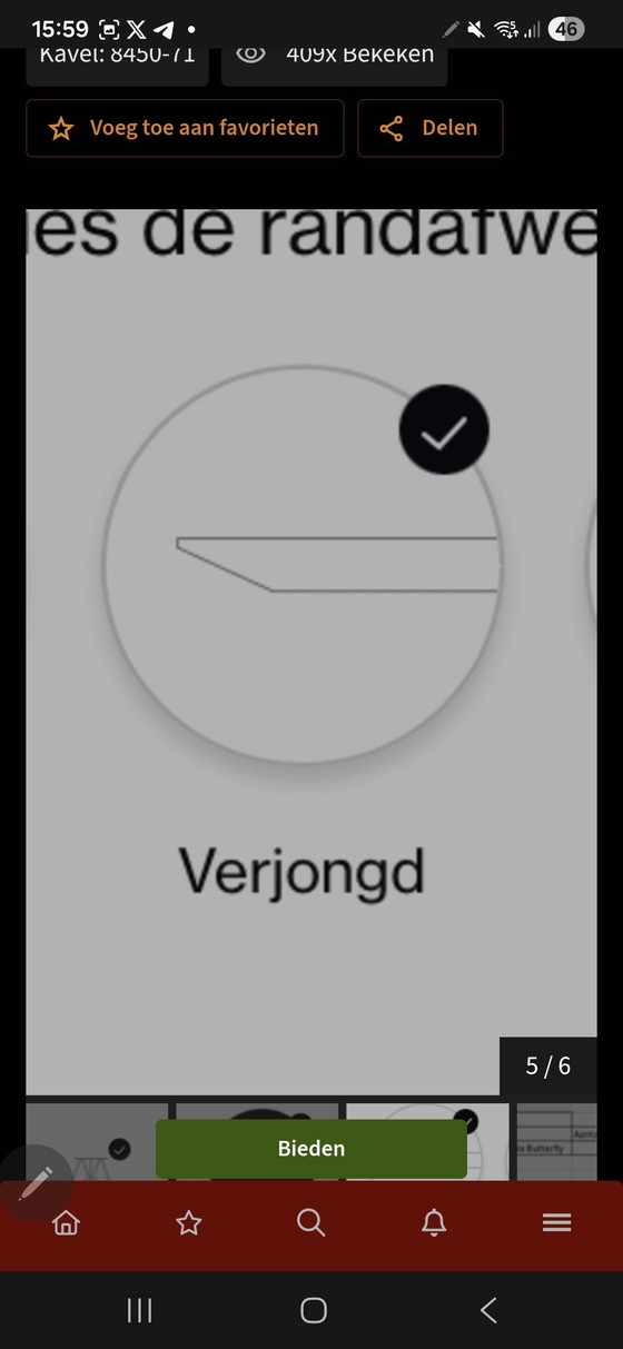 Image 1 of Estudio Henk "Mariposa" 130cm NUEVO