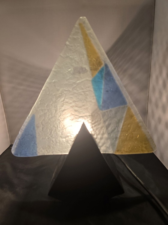 Rösch Leuchten WL 3755 - Lampada Memphis originale anni '80 – Lampade da tavolo, Ferro, Vetro (photo 8 of 12)