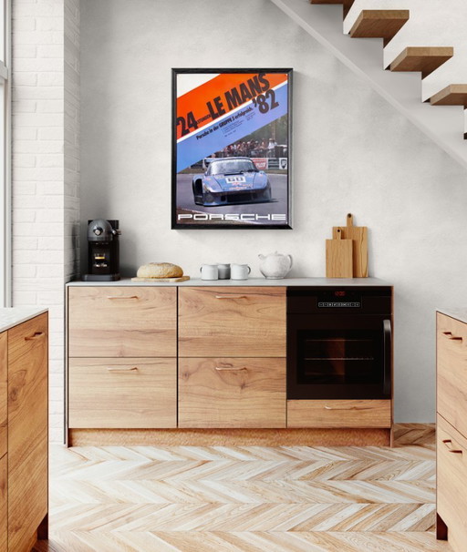 🏁 Porsche 24 Stunden Le Mans ’82 – Original vintage B1 Poster – 102 × 76 cm | Germany