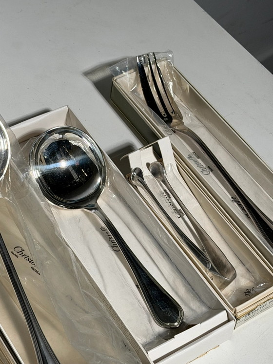 Christofle “Spatours” 144-Piece Flatware Set — New in Original Boxes – Cutlery Sets (photo 6 of 10)