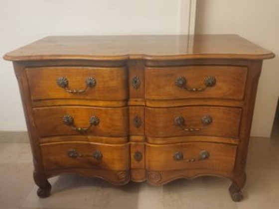 Image 1 of Französische antike Kommode im Stil Louis XV