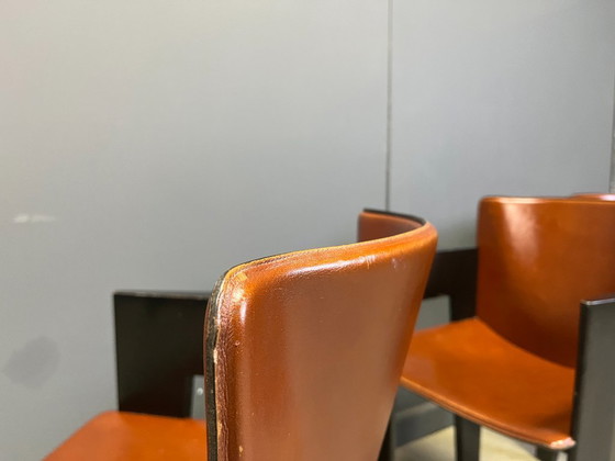 Image 1 of Fauteuils postmodernes d'Arnold Merckx pour Arco - ensemble de 4 - années 1980