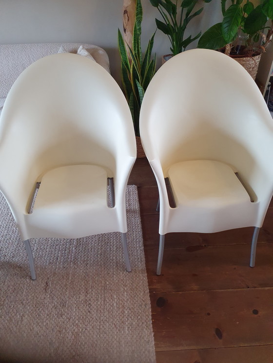 Image 1 of 2x Phillippe Starck Lord Yo Starck Stühle