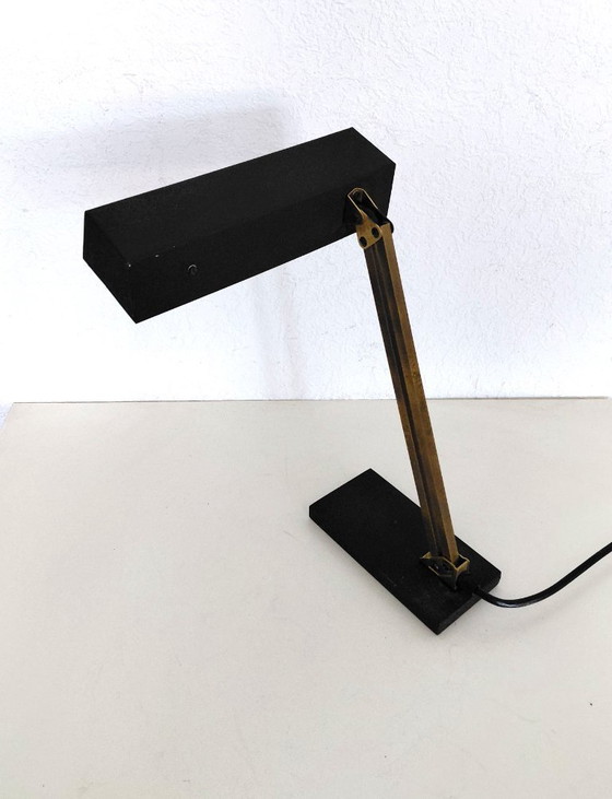 Image 1 of Pfaffl desk lamp model 833 in brown