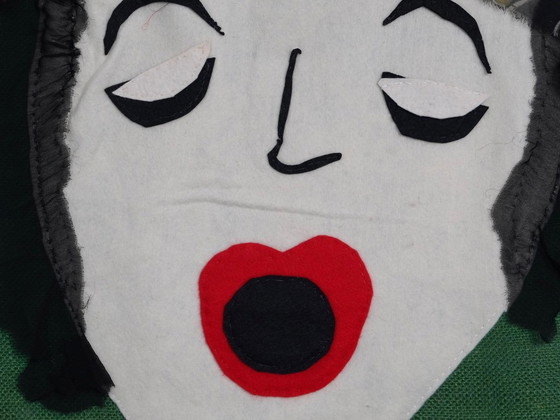 Colgante de pared textil „Musical Singer“ de Mathilde Renes, Países Bajos, 2018 – III – Decoración de pared (photo 6 of 10)