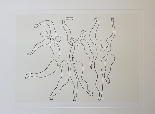Pablo Picasso : "Trois Danseuses, 1924". – lithos zeefdrukken, Other (photo 2 of 6)