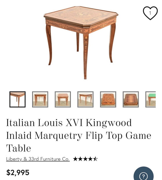 Tavolo da gioco italiano Sorrento – Tavolini, Legno (photo 14 of 14)