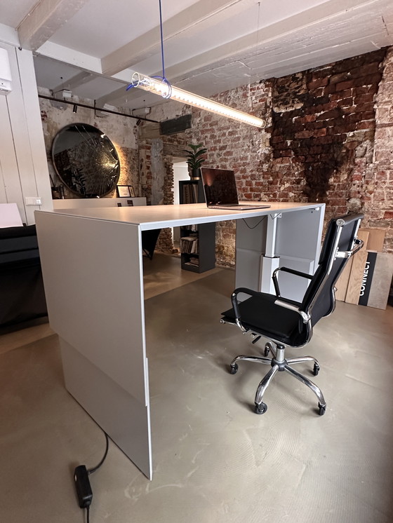 Image 1 of Fantoni Steh-Sitz-Schreibtisch - Quaranta5 (2 Stück)