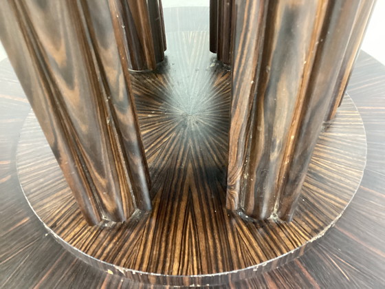Image 1 of Rare Amsterdam School Art Deco rosewood table