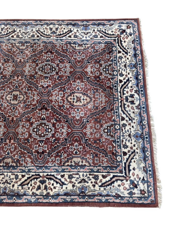 Image 1 of Hangeknoopt perzisch tapijt 154x200cm - oosters vloerkleed