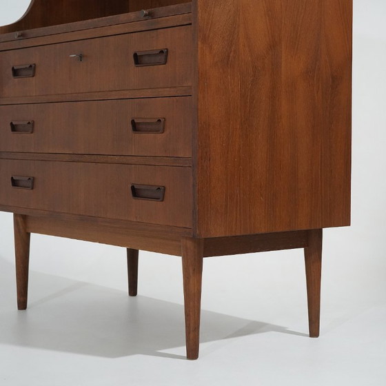 Secretaire in teak di Gunnar Nielsen Tibergaard per Tibergaard, anni '60 – Scrivanie, Legno (photo 12 of 15)