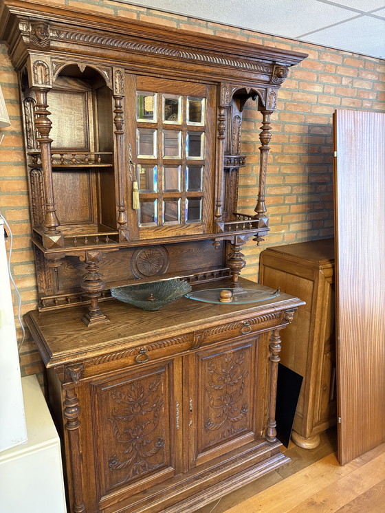 Image 1 of Antique French Buffet Cupboard