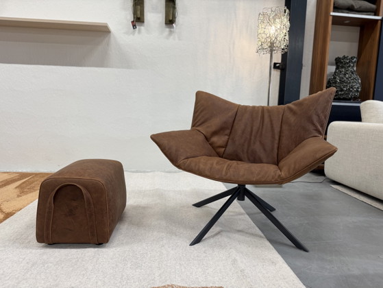Image 1 of Label van den Berg Gustav Swivel armchair Bronco Yak leather