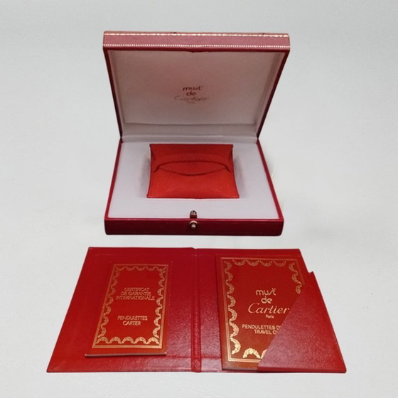 Image 1 of Splendida sveglia Cartier Pendulette degli anni '90. Prodotto in Svizzera.