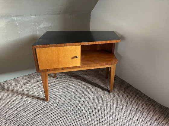 Image 1 of Paar vintage (nacht)kastjes — jaren '50, Belgisch vakmanschap