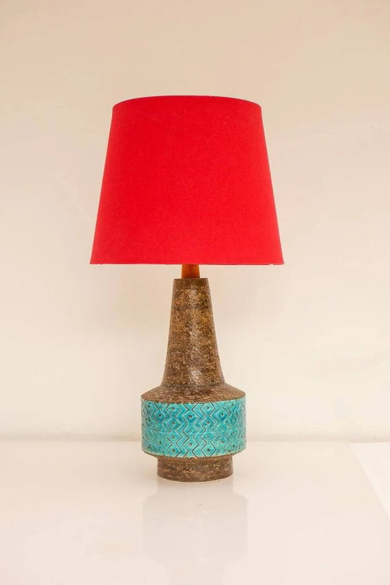 Lampe en céramique Bitossi bleu Rimini, par Aldo Londi, Italie, années 1970 – Porcelain, Ceramic (photo 15 of 18)