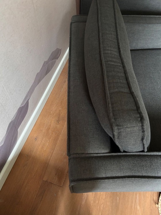 Image 1 of Divano a due posti con poggiapiedi (antracite)