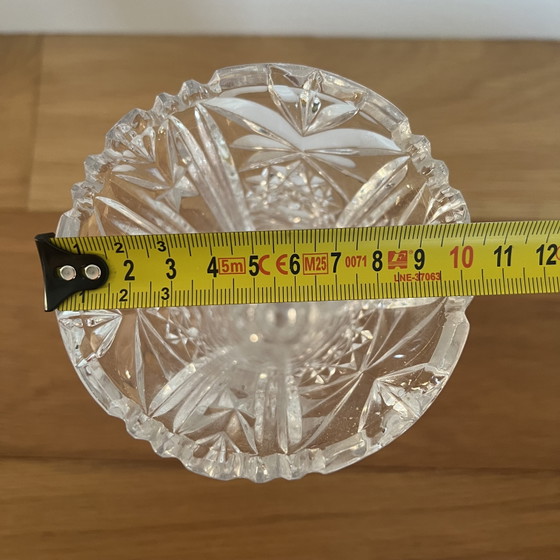 Vintage Brilliant Cut Vase – Glass (photo 6 of 6)