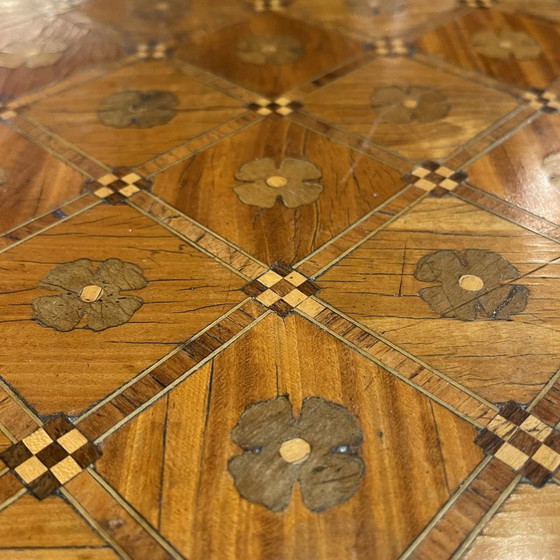 Louis XVI Directoire Inlaid Table / Desk, 19th Century – Bronze (photo 3 of 18)