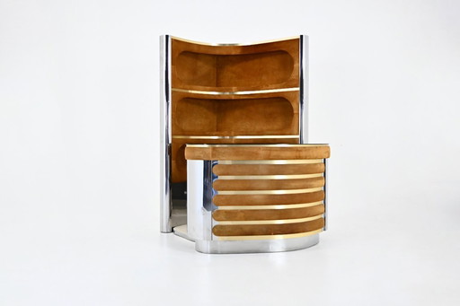 Bar set in the style of Willy Rizzo, 1970