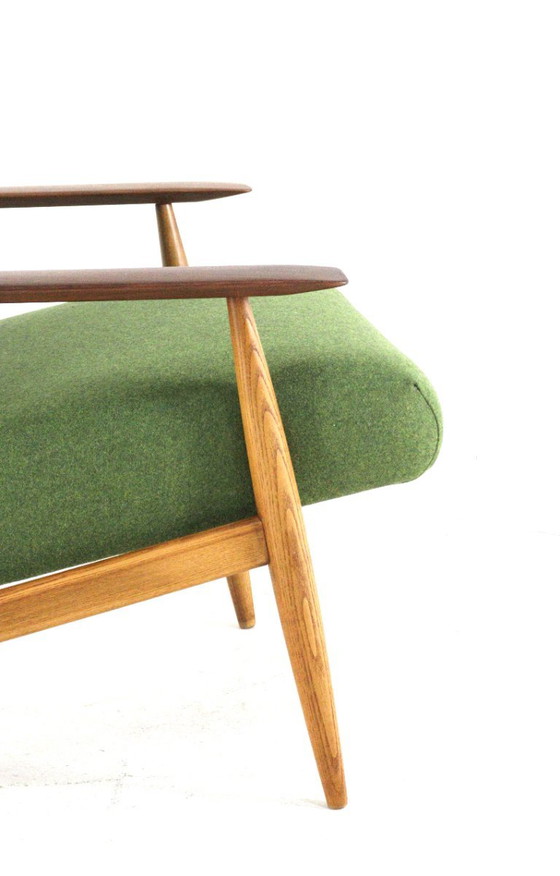 Vintage armchair easy chair newly upholstered – Wood (photo 10 of 13)