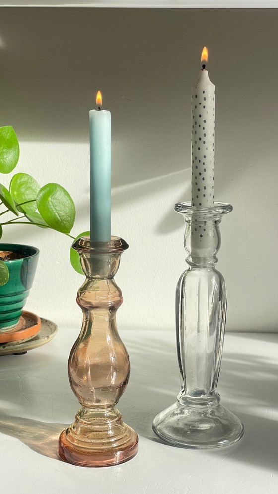 Image 1 of CANDLESTICK GLASS