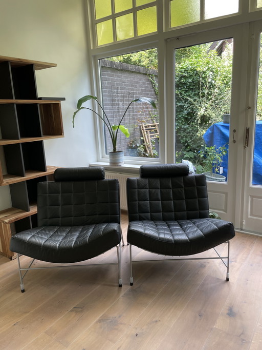 Leolux Volare Sessel mit Fußhocker