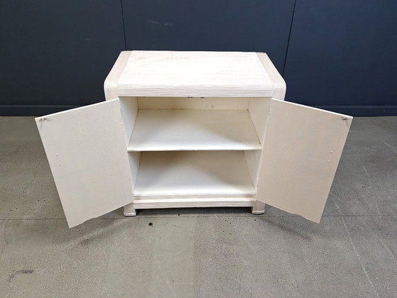 Image 1 of Mobile vintage in ancia tropicale spaccata, anni '70