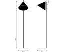 Frandsen Benjamin Lampadaire – Noir Mat