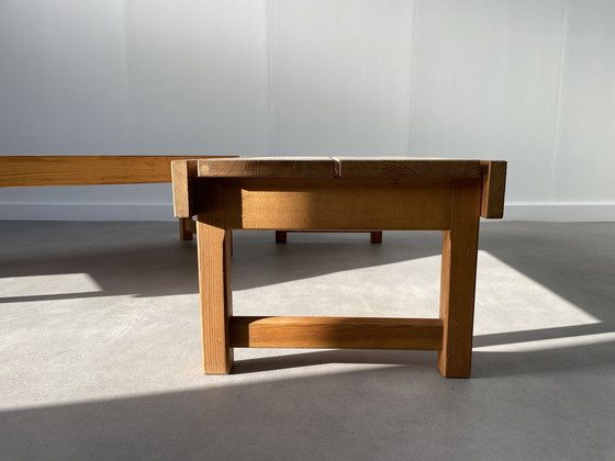 Image 1 of 2 x Rastad & Relling vintage houten bankjes