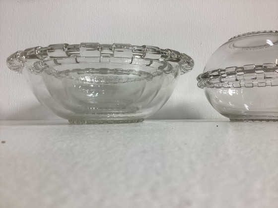 Image 1 of 5 Val Saint Lambert bowls Charles Graffart & René Delvenne